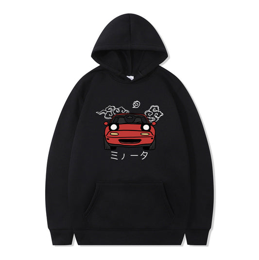 Anime Print Mens Casual Hoodie