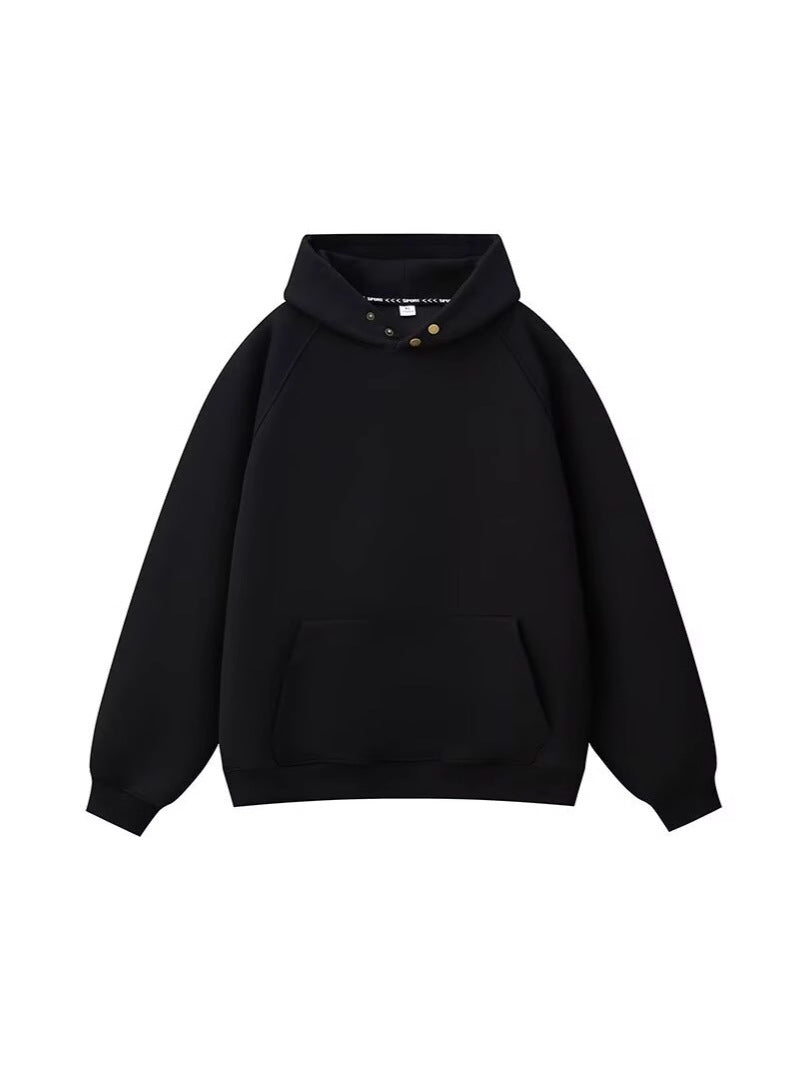 Hooded sweatshirt with zipper jacket 
